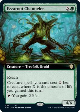 Ezzaroot Channeler Extended Art (Commander 2021) 