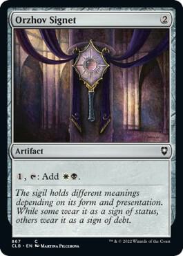 Orzhov Signet 867 (Commander Legends: Battle for Baldur's Gate) 