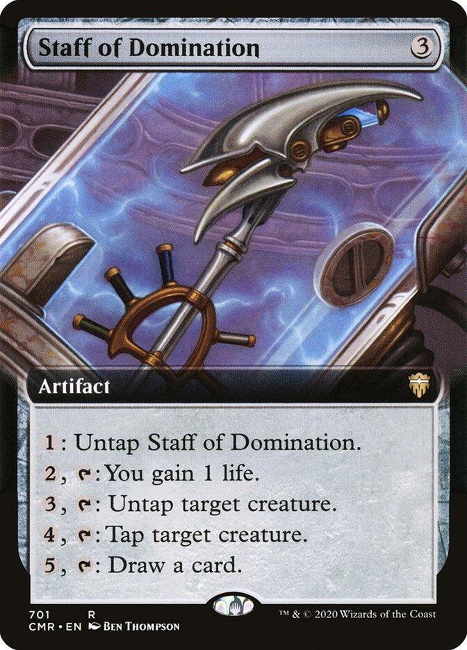 Staff of Domination Extended Art (Commander Legends) 