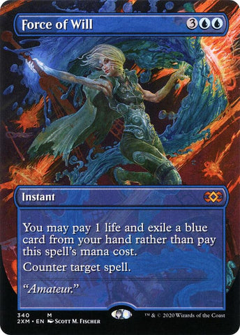 Force of Will Borderless 340/332 (Double Masters) 