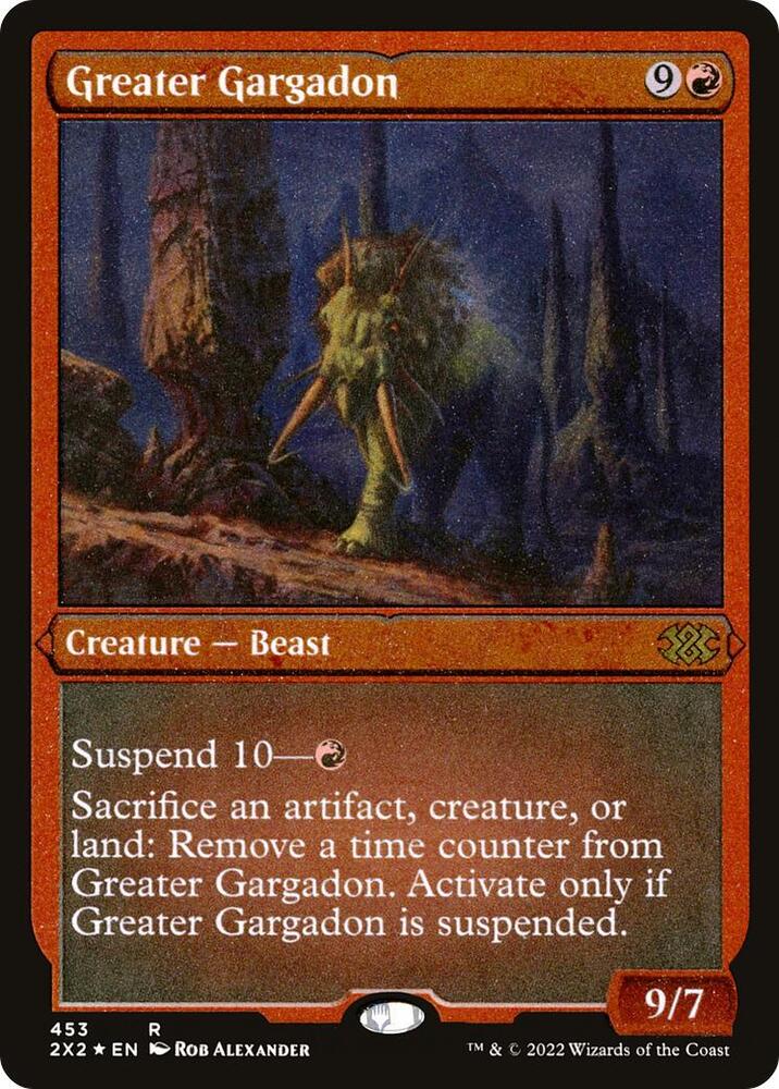 Greater Gargadon Foil Etched (Double Masters 2022)  - Foil
