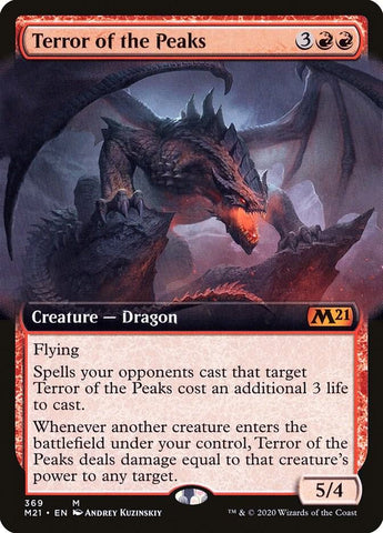 Terror of the Peaks Extended Art (Core Set 2021) 
