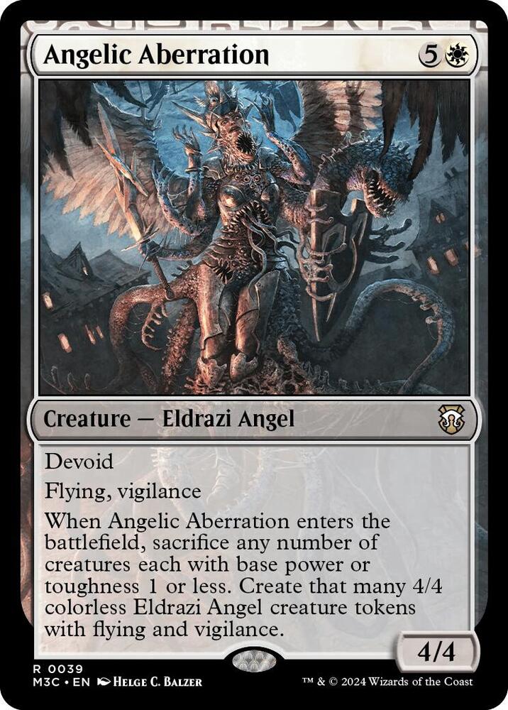 Angelic Aberration Ripple Foil (Commander: Modern Horizons 3)  - Foil