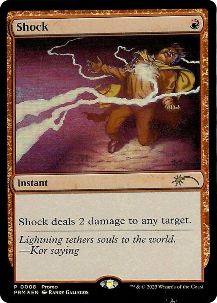 Shock Graphic Novel Insert (Media Promos)  - Foil