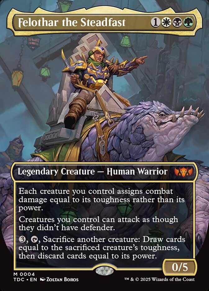 Felothar the Steadfast (Commander: Tarkir: Dragonstorm) 