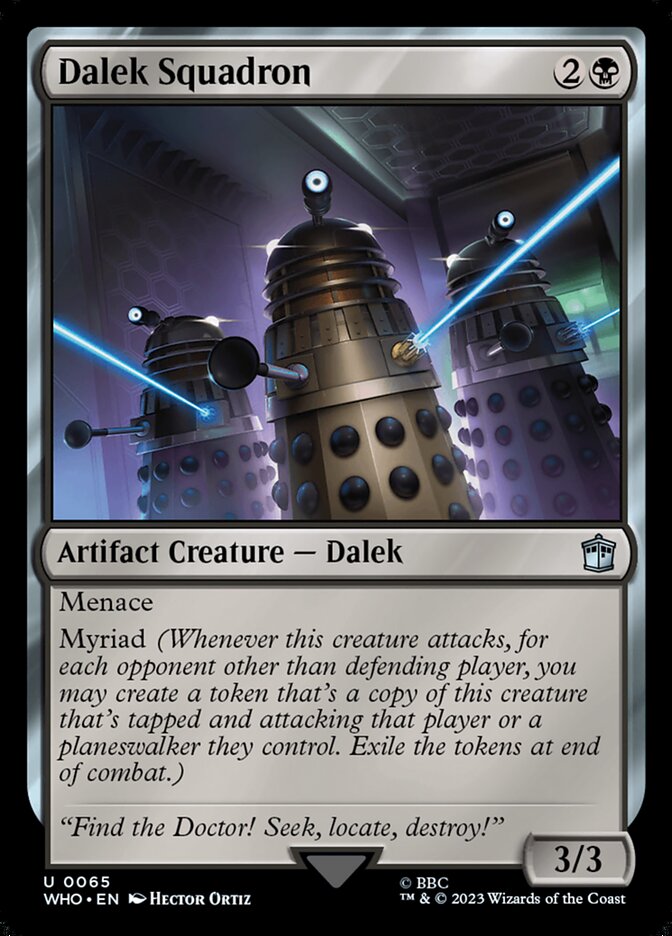 Dalek Squadron (Universes Beyond: Doctor Who)  - Foil