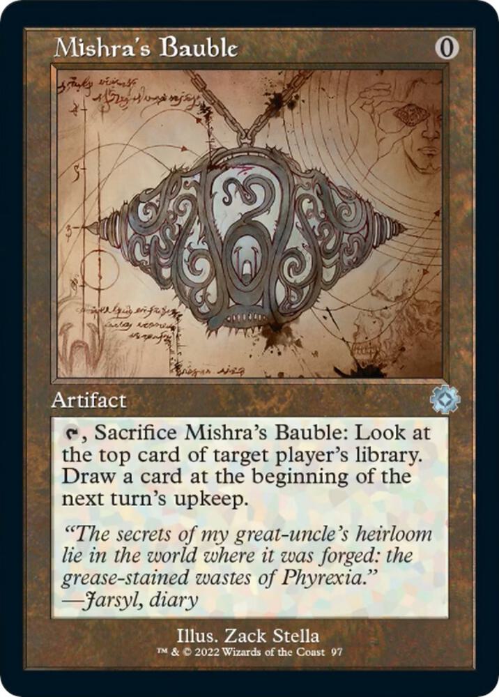 Mishras Bauble Schematic (The Brothers' War: Retro Frame Artifacts) 