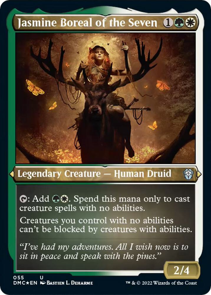 Jasmine Boreal of the Seven 55 (Commander: Dominaria United)  - Etched Foil