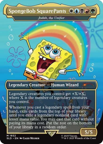 SpongeBob SquarePants Jodah the Unifier (Secret Lair Drop Series) 