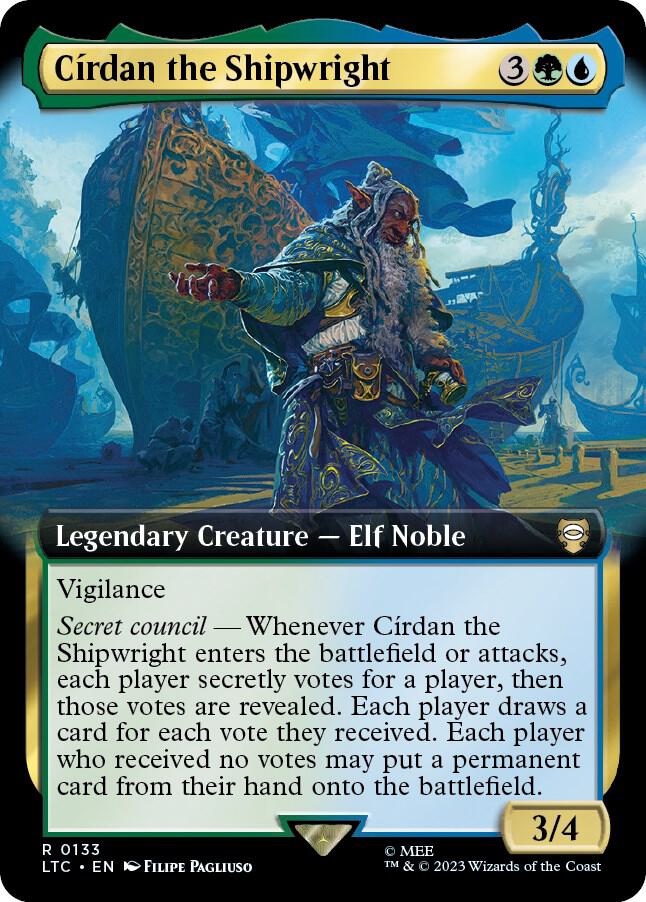 Cirdan the Shipwright Extended Art (Commander: The Lord of the Rings: Tales of Middle-earth) 