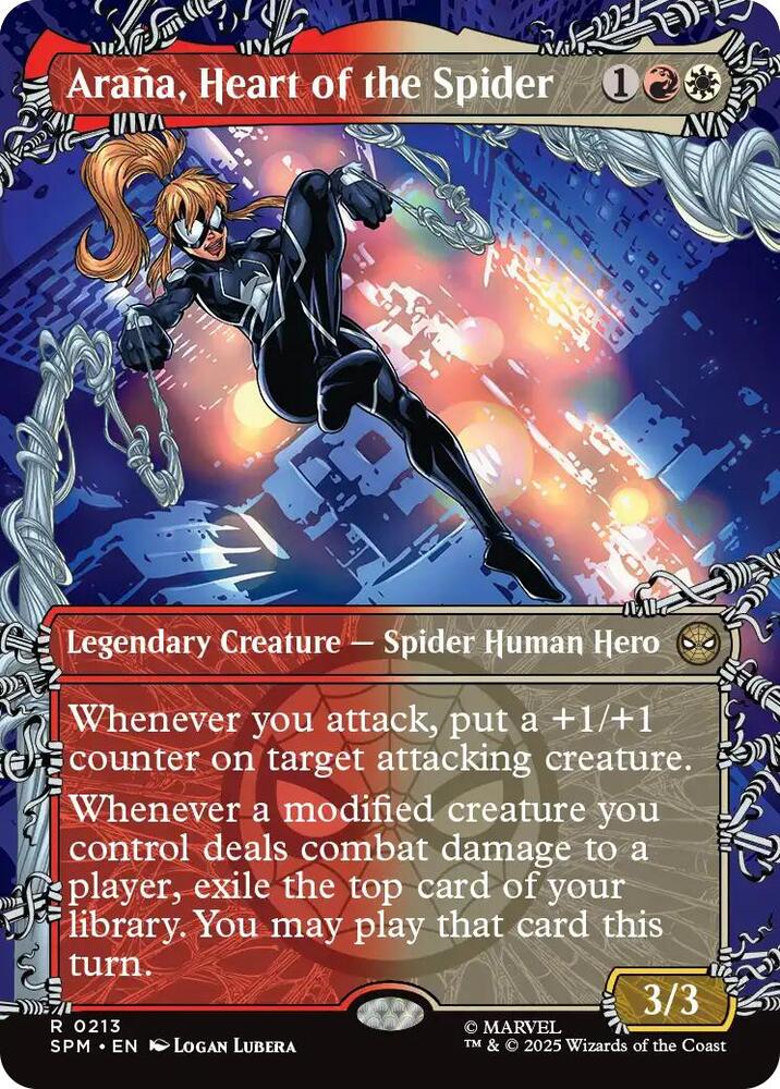 Arana, Heart of the Spider 213/198 (Marvel's Spider-Man)  - Showcase Foil