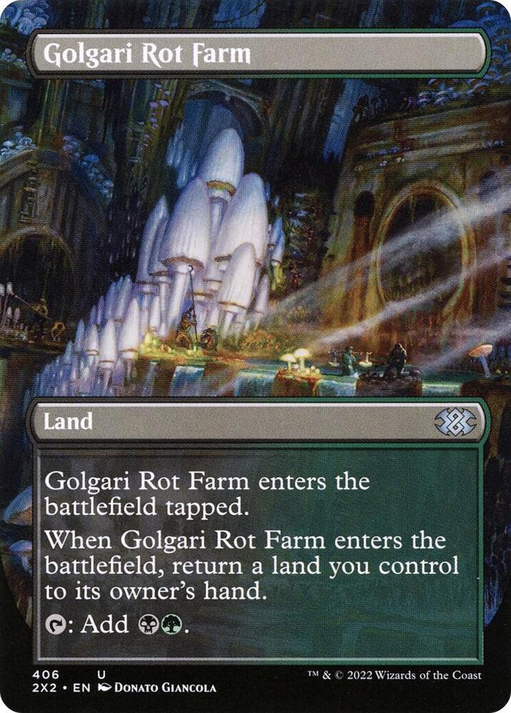 Golgari Rot Farm Borderless (Double Masters 2022) 