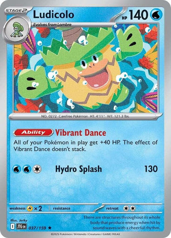 Ludicolo 037/159 (SV09: Journey Together)  - Holofoil