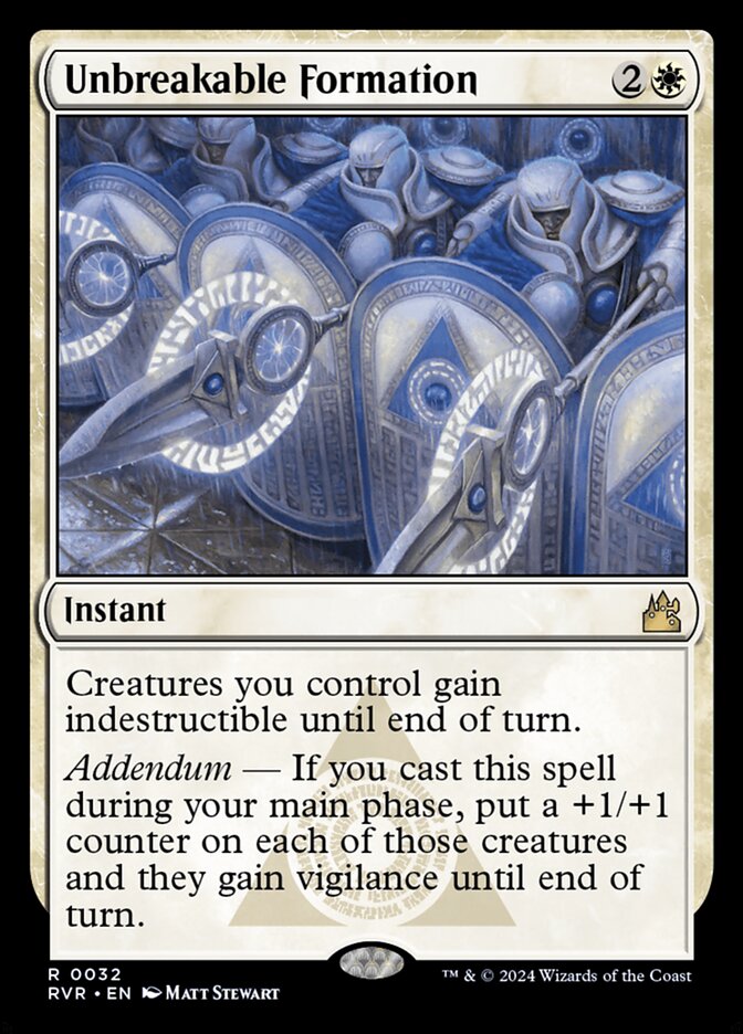 Unbreakable Formation (Ravnica Remastered)  - Foil