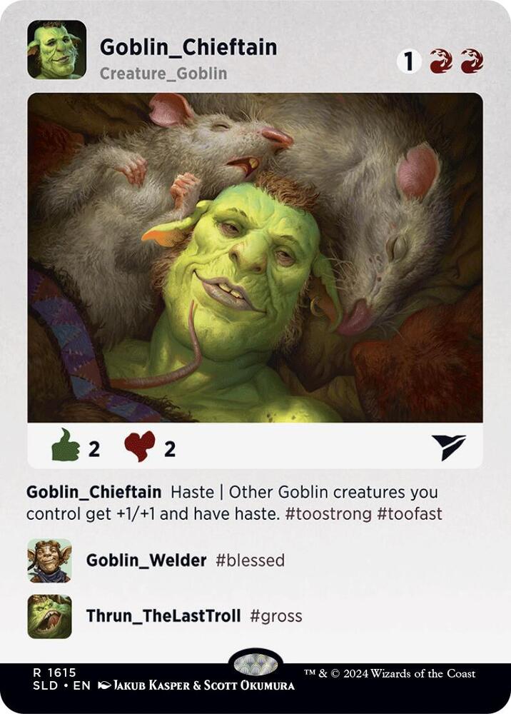 Goblin Chieftain 1615 (Secret Lair Drop Series)  - Borderless