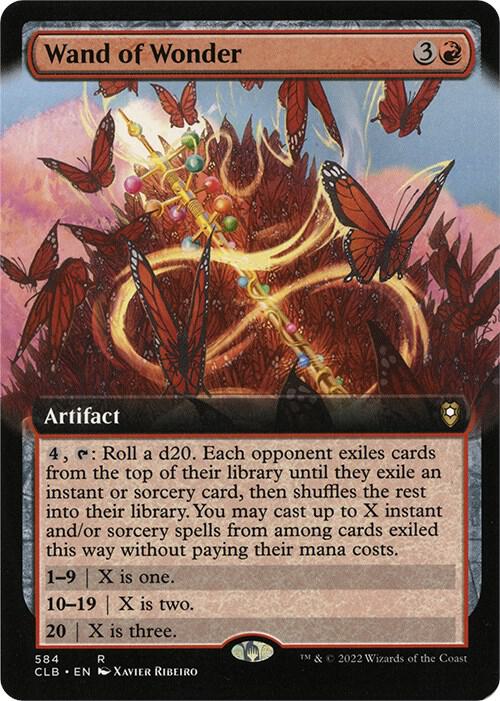 Wand of Wonder Extended Art (Commander Legends: Battle for Baldur's Gate) 
