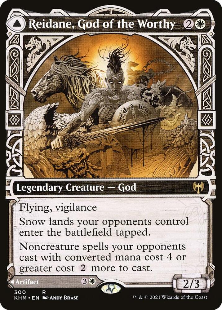 Reidane God of the Worthy Showcase (Kaldheim)  - Foil
