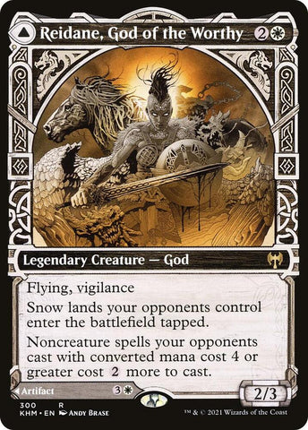 Reidane God of the Worthy Showcase (Kaldheim)  - Foil