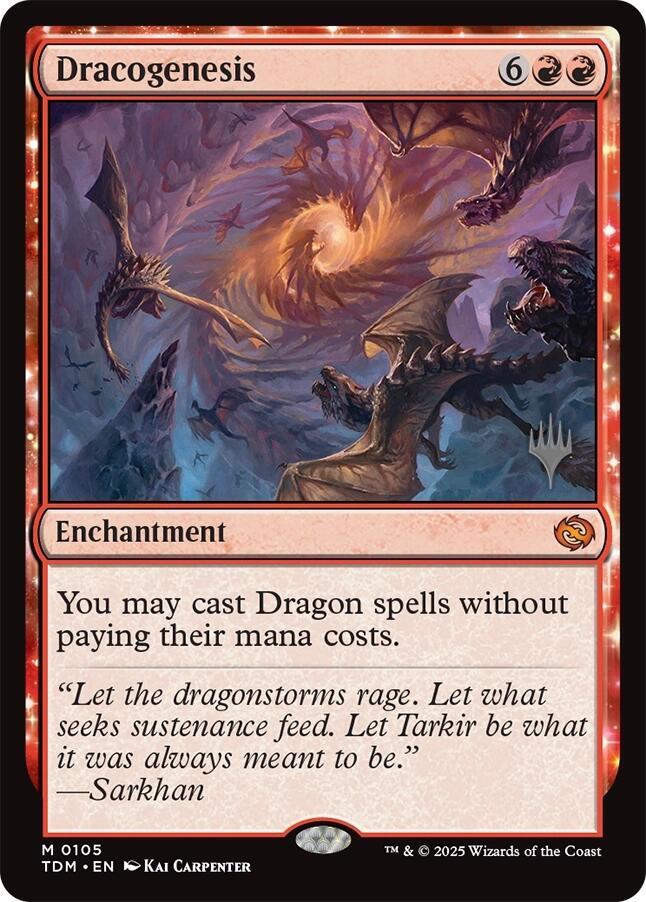 Dracogenesis (Promo Pack: Tarkir: Dragonstorm)  - Foil