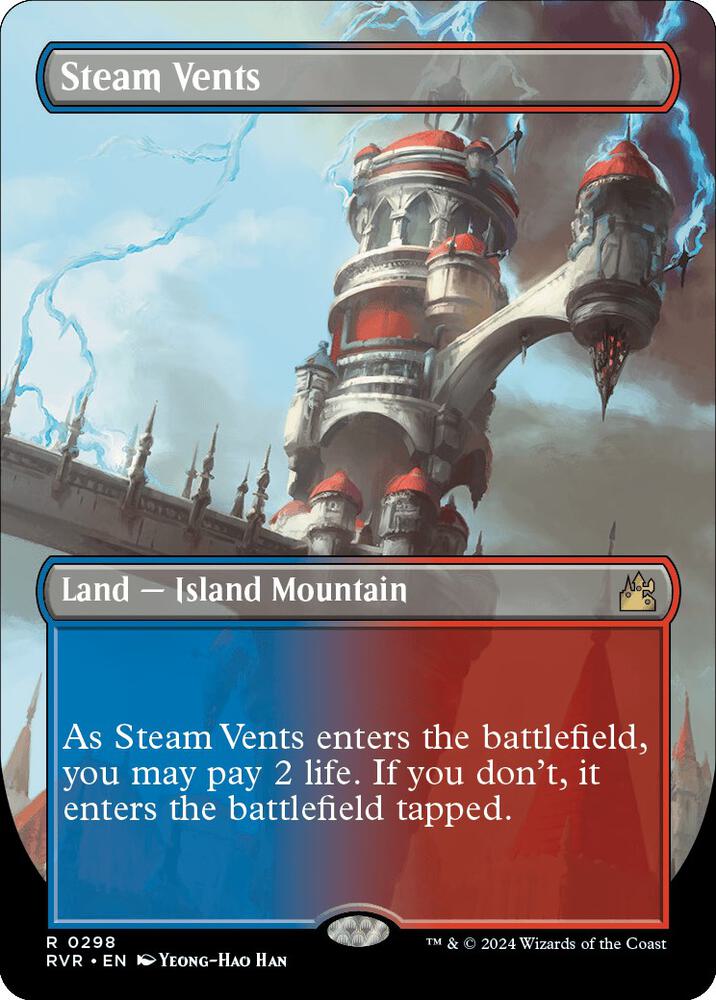 Steam Vents Borderless (Ravnica Remastered) 