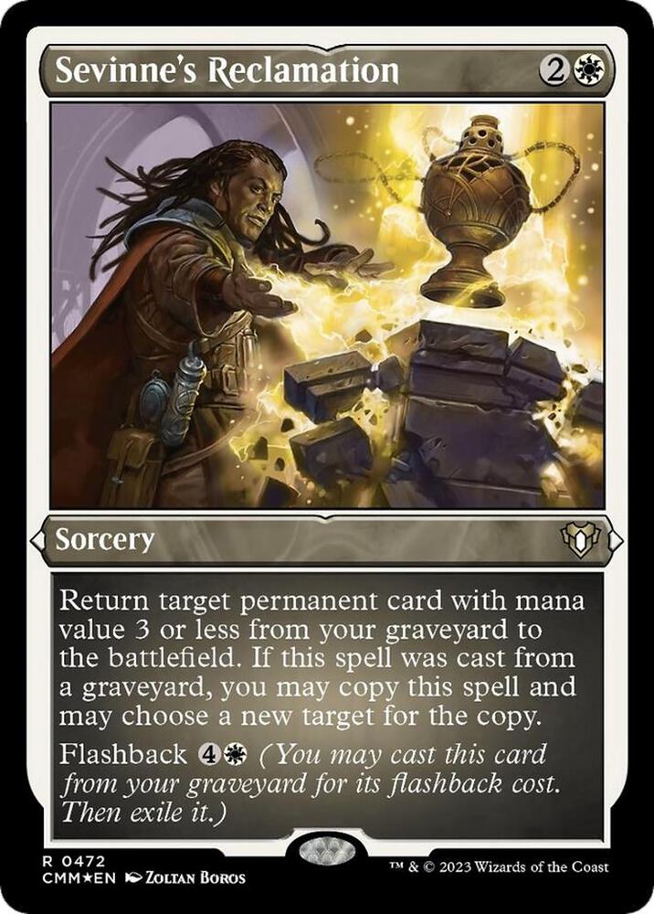 Sevinnes Reclamation Foil Etched (Commander Masters)  - Foil