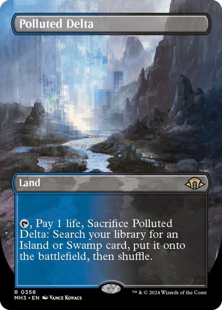 Polluted Delta 356/319 (Modern Horizons 3)  - Borderless Foil