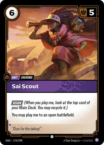 Sai Scout (Origins)  - Foil
