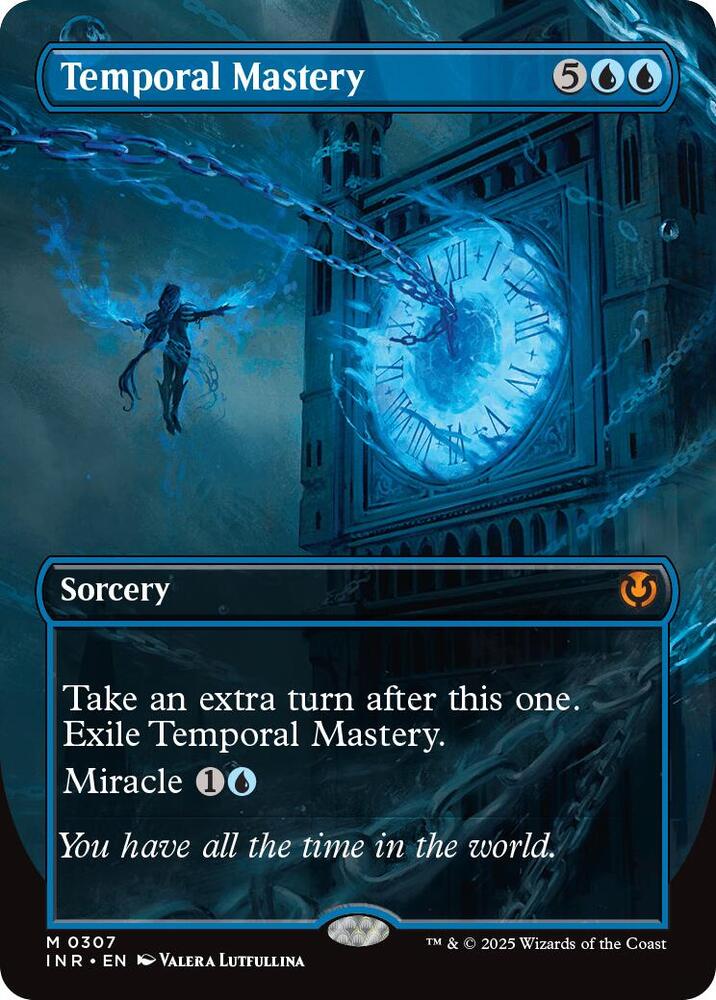 Temporal Mastery Borderless (Innistrad Remastered)  - Foil