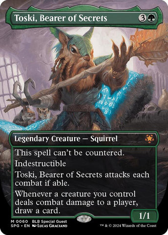 Toski Bearer of Secrets Borderless (Special Guests)  - Foil