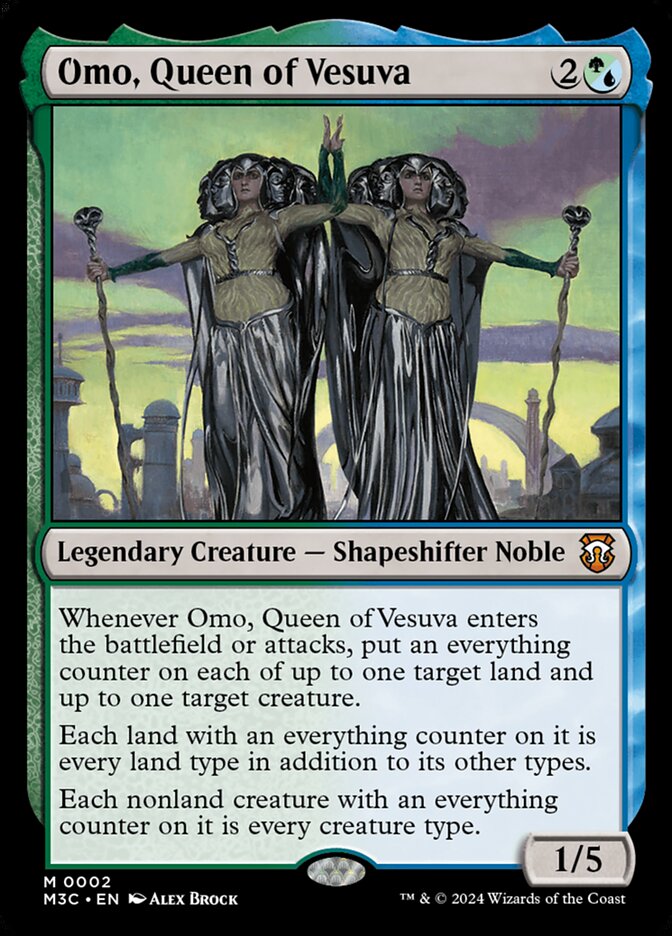 Omo, Queen of Vesuva 2/411 (Commander: Modern Horizons 3) 