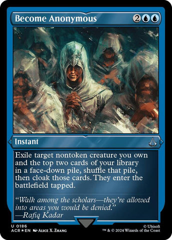 Become Anonymous Foil Etched (Universes Beyond: Assassin's Creed)  - Foil