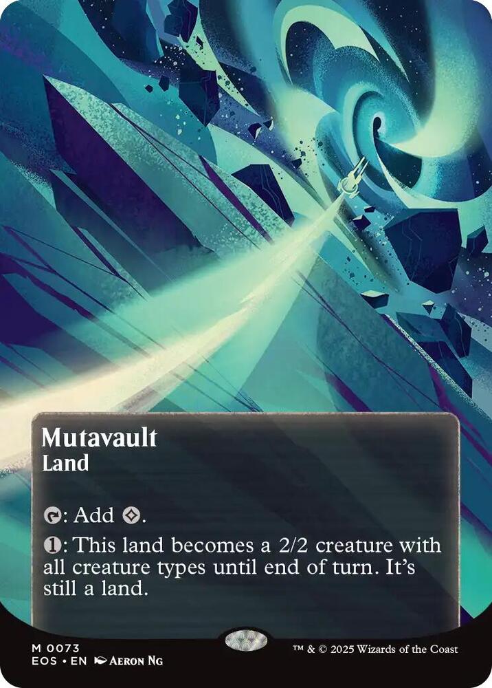 Mutavault  73/45 (Edge of Eternities: Stellar Sights)  - Borderless