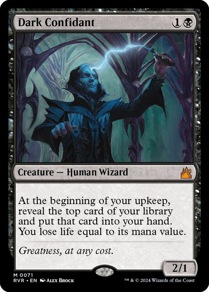 Dark Confidant (Ravnica Remastered)  - Foil