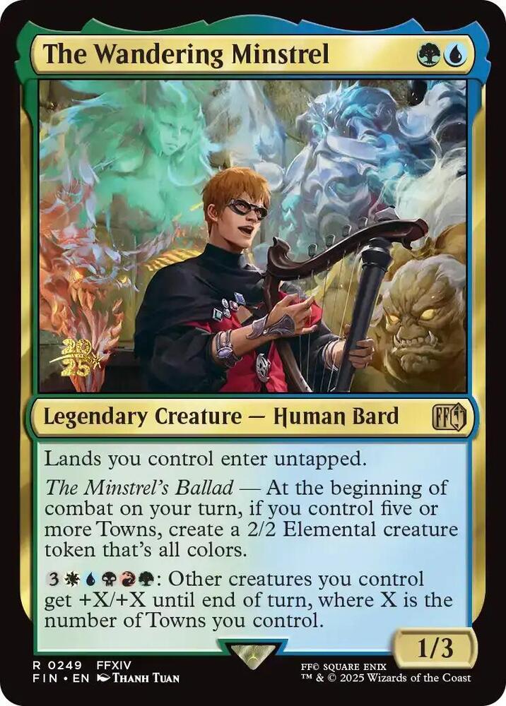 The Wandering Minstrel (Prerelease Cards)  - Foil