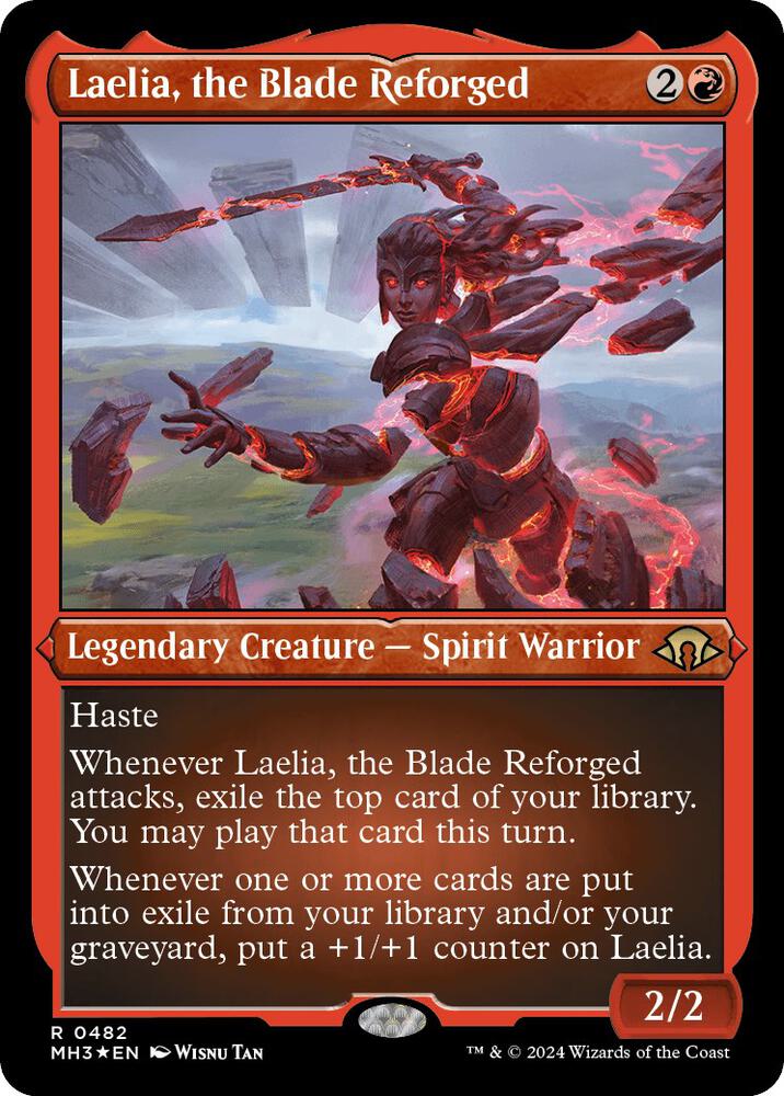 Laelia the Blade Reforged Foil Etched (Modern Horizons 3)  - Foil