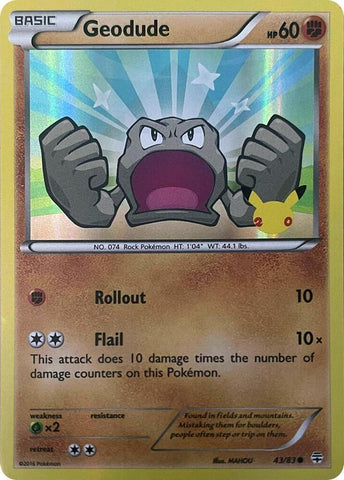 Geodude Stamped 043/083 (Generations)  - Holofoil