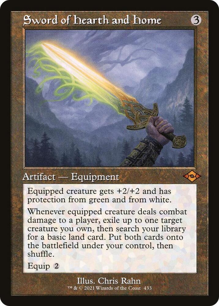 Sword of Hearth and Home Retro Frame (Modern Horizons 2)  - Foil