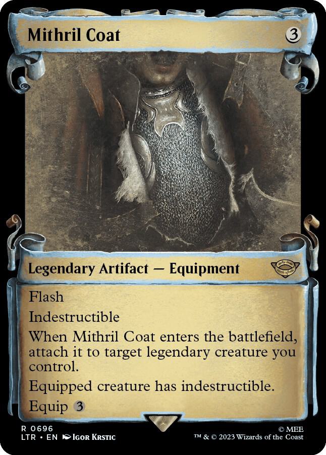 Mithril Coat Showcase Scrolls (Universes Beyond: The Lord of the Rings: Tales of Middle-earth)  - Foil