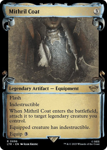 Mithril Coat Showcase Scrolls (Universes Beyond: The Lord of the Rings: Tales of Middle-earth)  - Foil