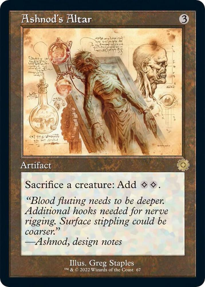 Ashnods Altar Schematic (The Brothers' War: Retro Frame Artifacts) 