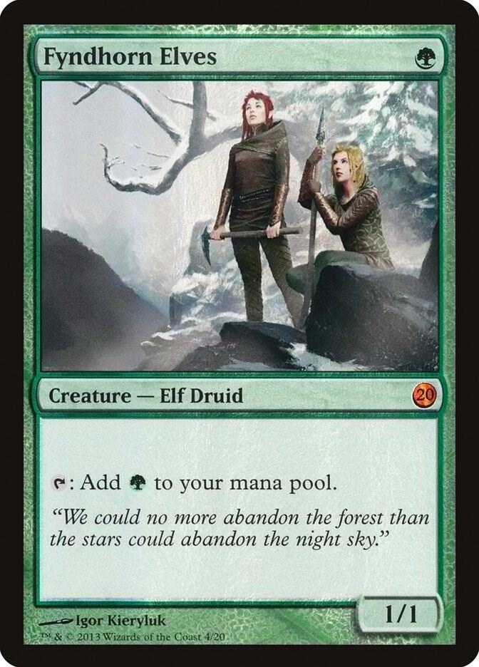 Fyndhorn Elves (From the Vault: Twenty)  - Foil
