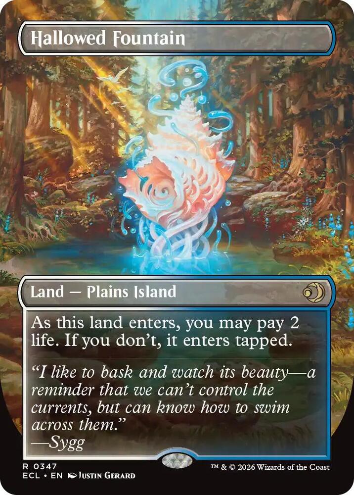 Hallowed Fountain Borderless (Lorwyn Eclipsed) 