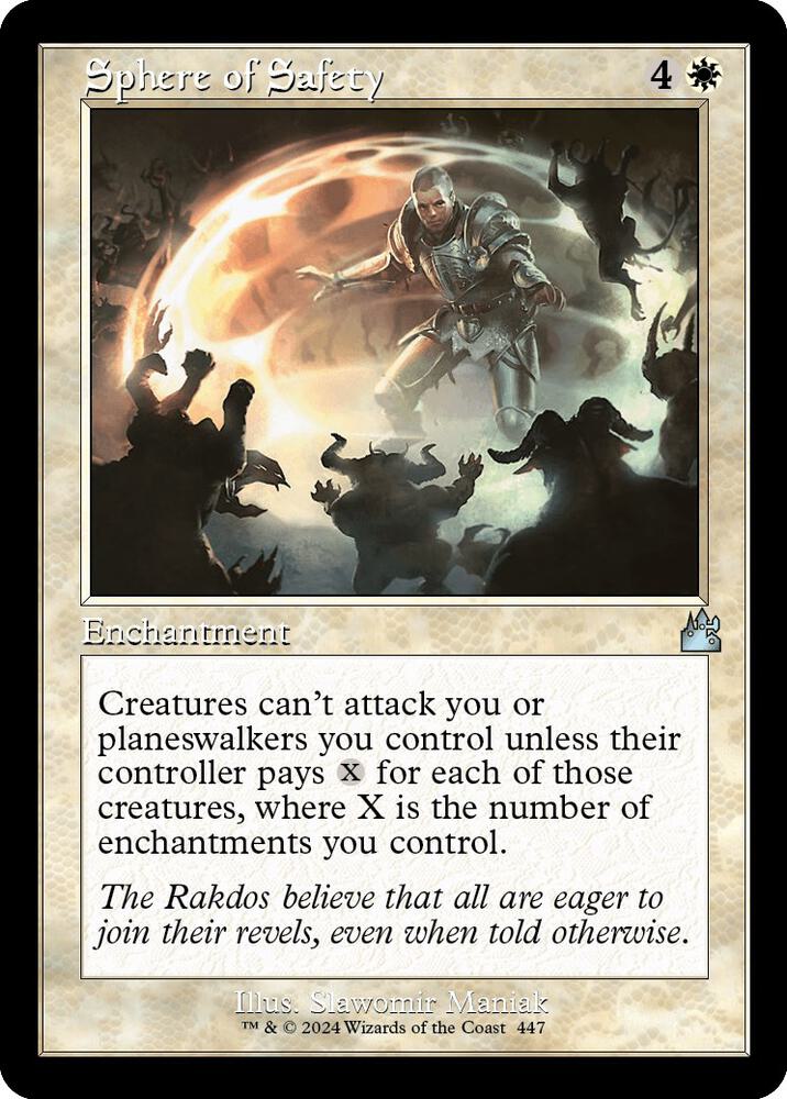 Sphere of Safety Retro Frame (Ravnica Remastered)  - Foil