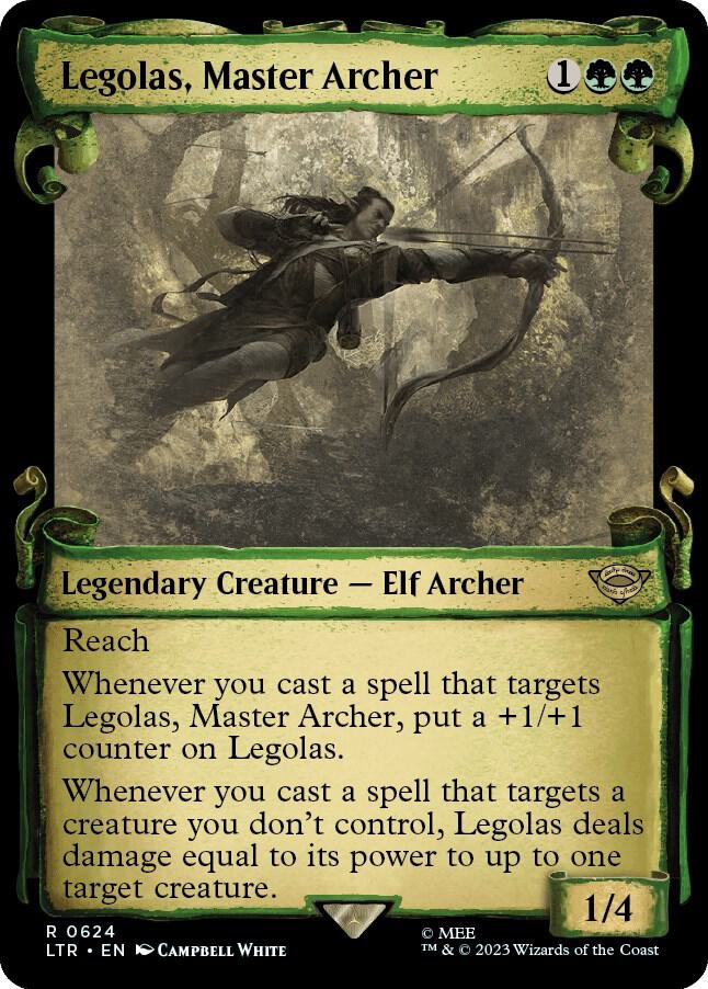 Legolas Master Archer Showcase Scrolls (Universes Beyond: The Lord of the Rings: Tales of Middle-earth) 