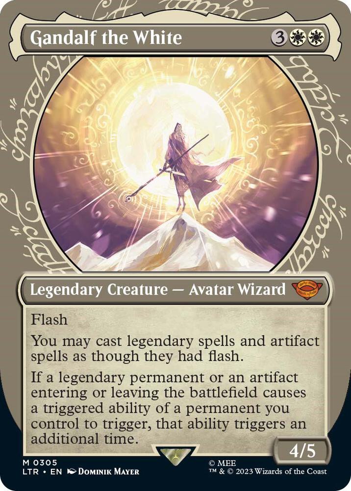 Gandalf the White Showcase (Universes Beyond: The Lord of the Rings: Tales of Middle-earth) 