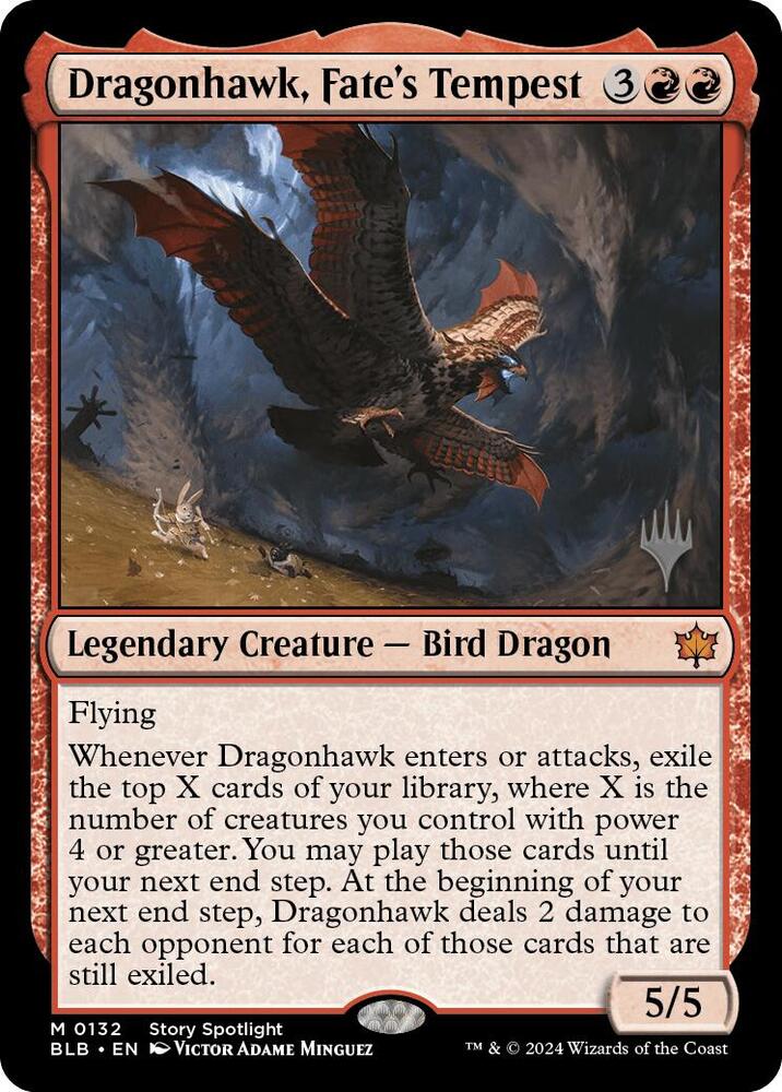 Dragonhawk Fates Tempest (Promo Pack: Bloomburrow) 