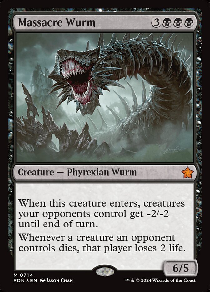 Massacre Wurm (Foundations)  - Foil