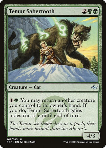 Temur Sabertooth 141 (Fate Reforged) 