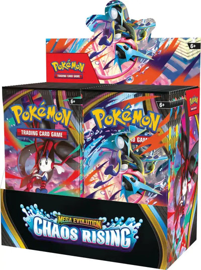 Pokémon Chaos Rising Booster Box – Mega Evolutions