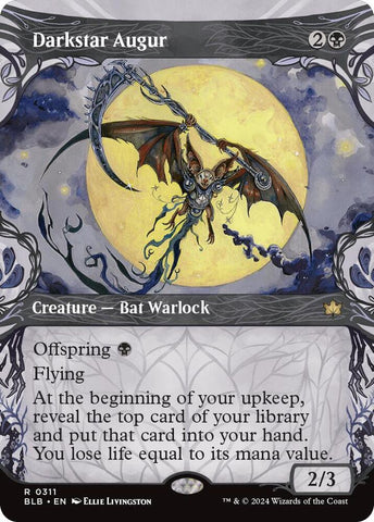 Darkstar Augur Showcase (Bloomburrow)  - Foil
